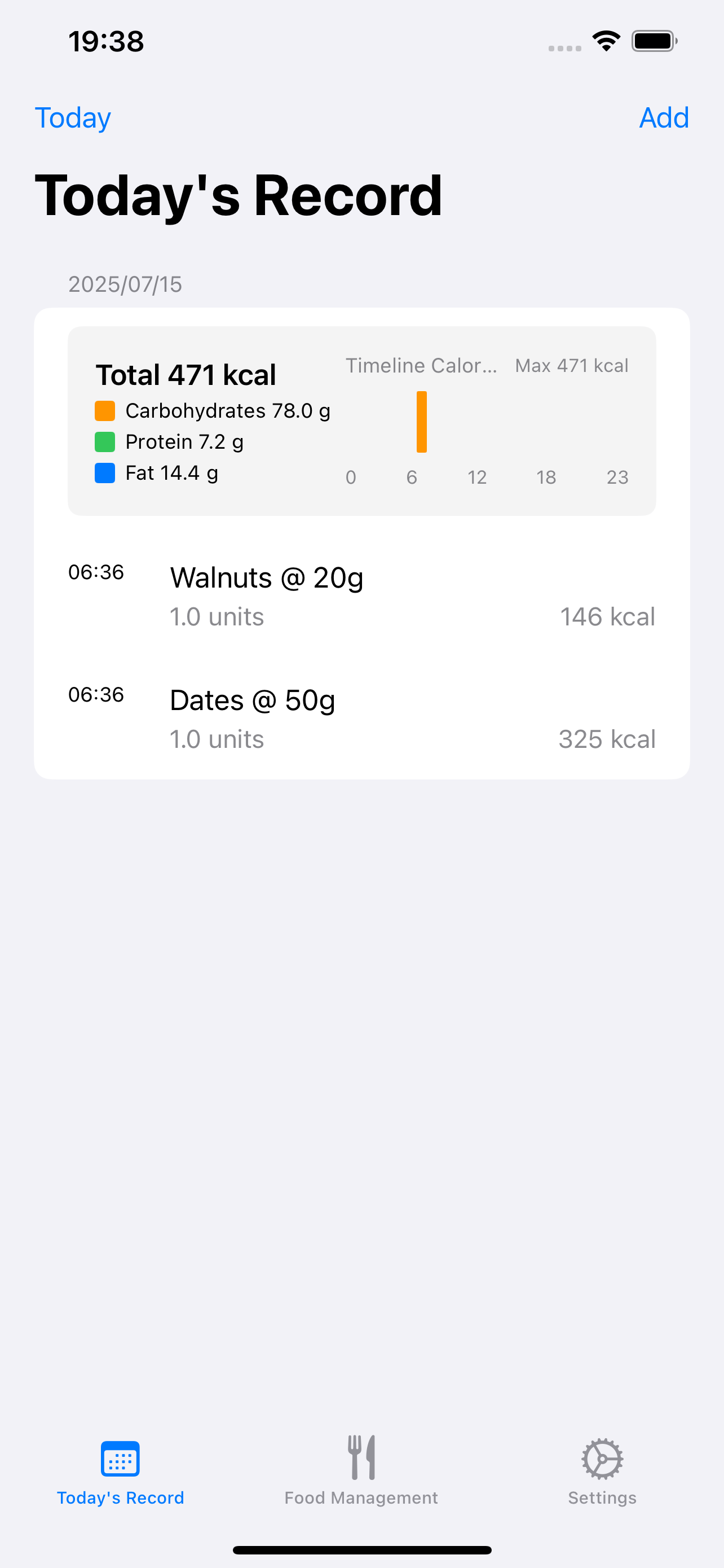 Timeline View